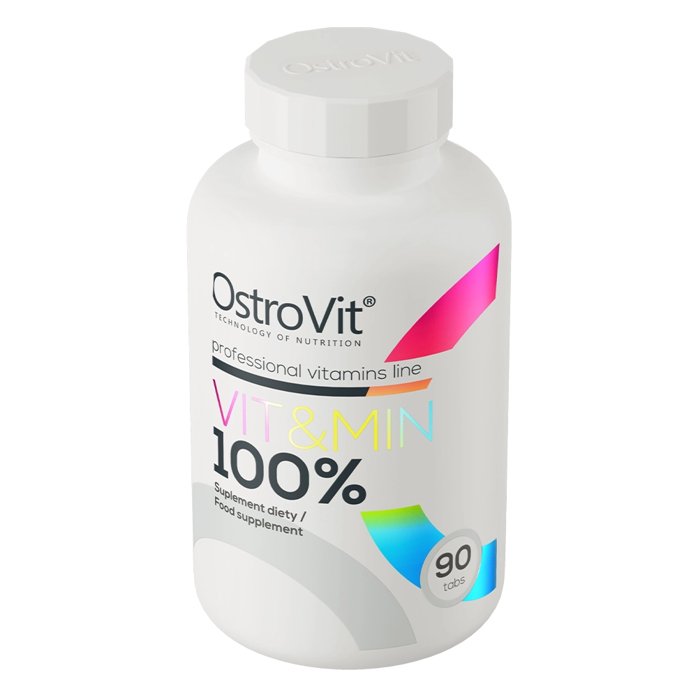 100% Vit&Min – 90 tabletten, compleet vitamine‑ & mineralencomplex | OstroVit