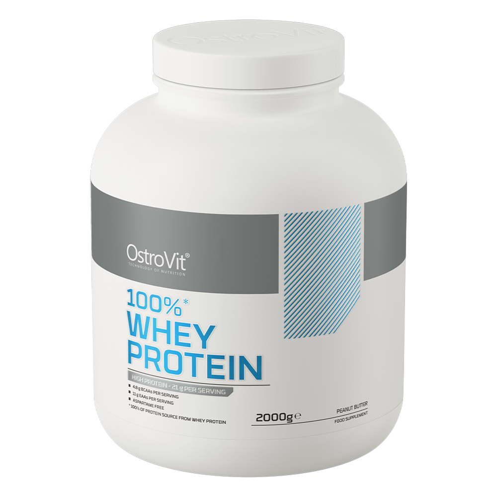 100% Whey Proteïne | 2000 g | Pindakaas 🥜 | OstroVit