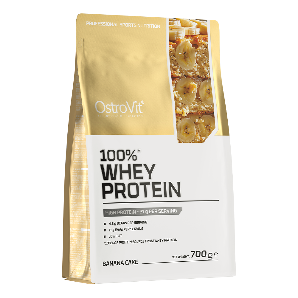 100% Whey Proteïne | 700 g | Bananencake 🍌🍰 | OstroVit
