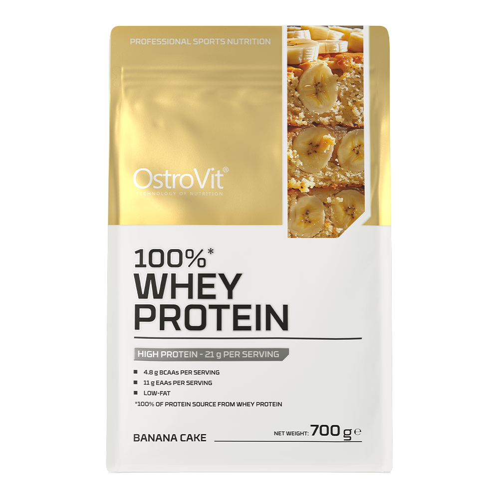 100% Whey Proteïne | 700 g | Bananencake 🍌🍰 | OstroVit