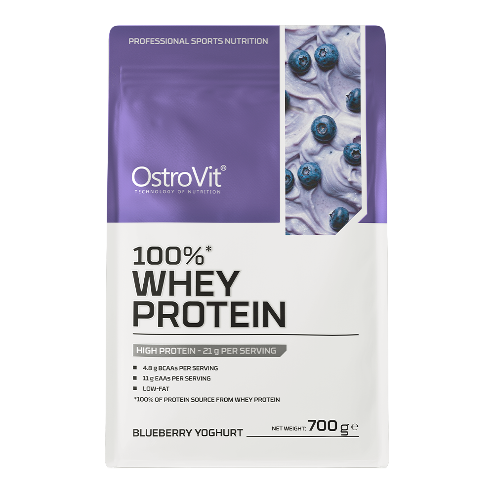 100% Whey Proteïne | 700 g | Bosbessenyoghurt 🫐 | OstroVit