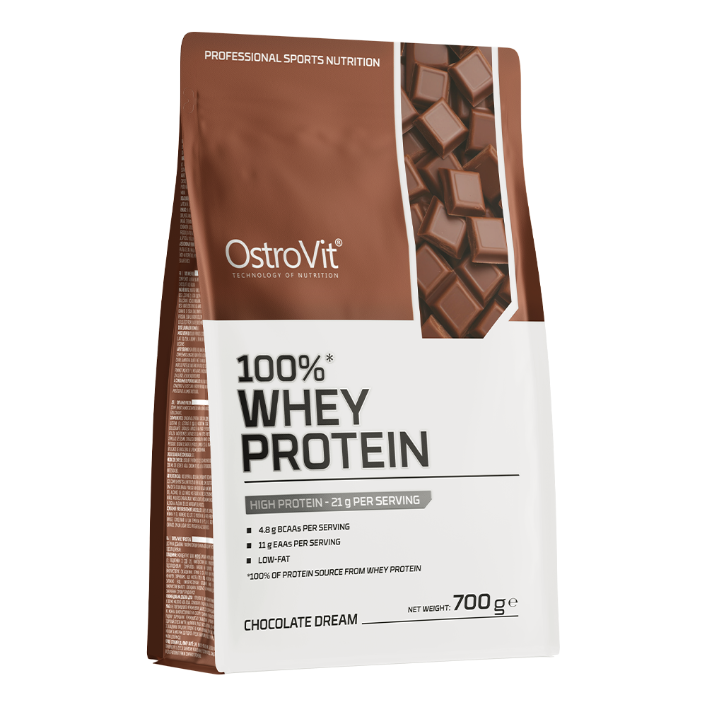 100% Whey Proteïne | 700 g | Chocoladedroom 🍫 | OstroVit