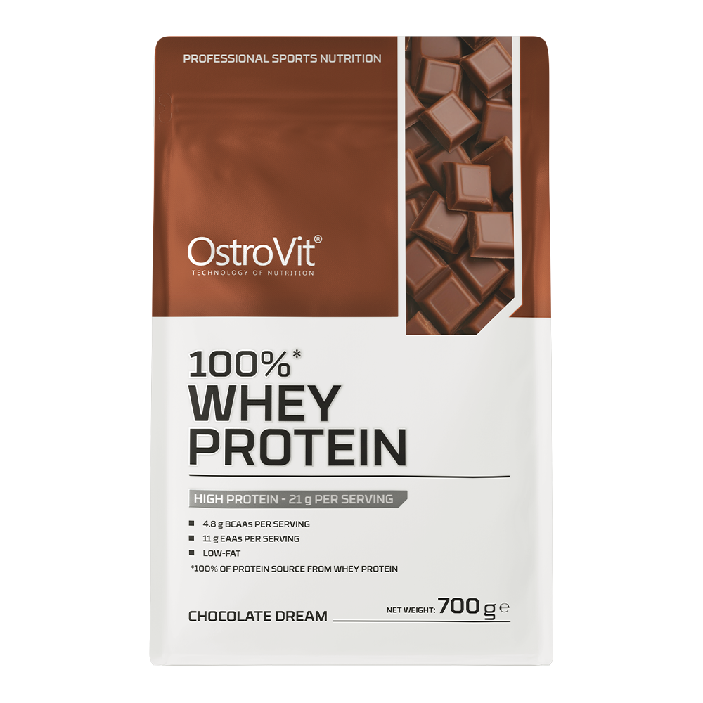 100% Whey Proteïne | 700 g | Chocoladedroom 🍫 | OstroVit