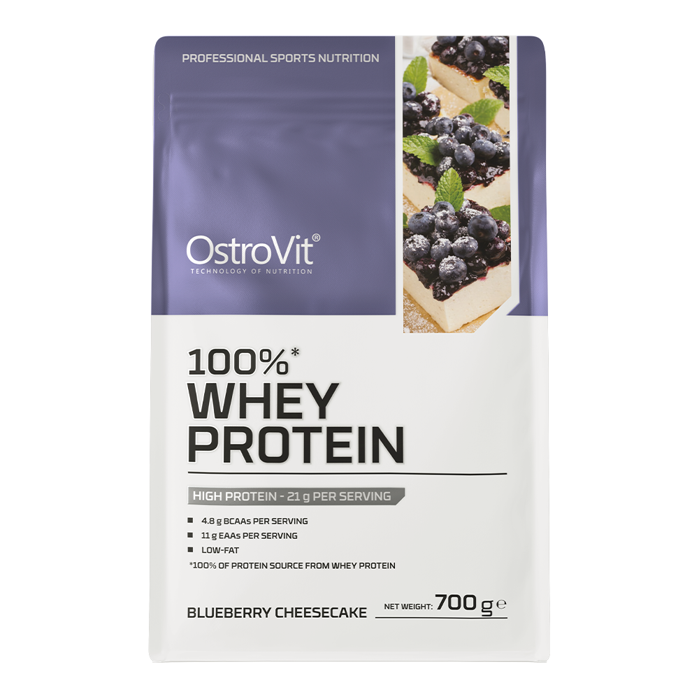 100% Whey Proteïne | 700 g | Bosbessen cheesecake 🫐🍰 | OstroVit