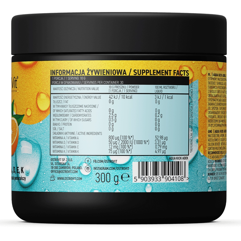 Aqua Kick | Biotine | Complex | 300 g | OstroVit