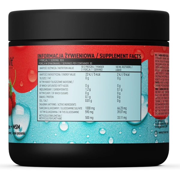 Aqua Kick | Flex | Glucosamine | MSM | 300 g | OstroVit