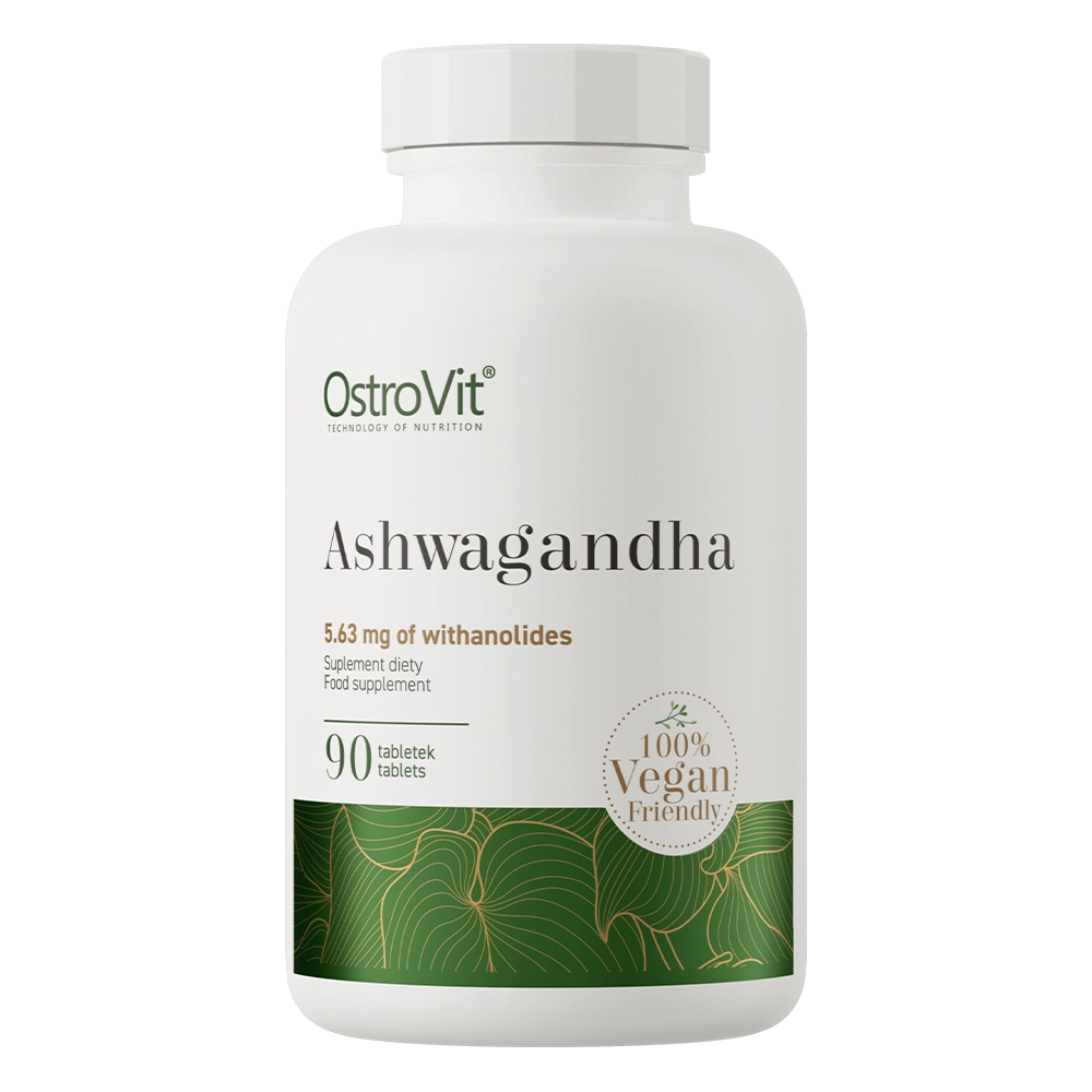 Ashwagandha | Vegan | 90 Tabletten | 375 mg | OstroVit