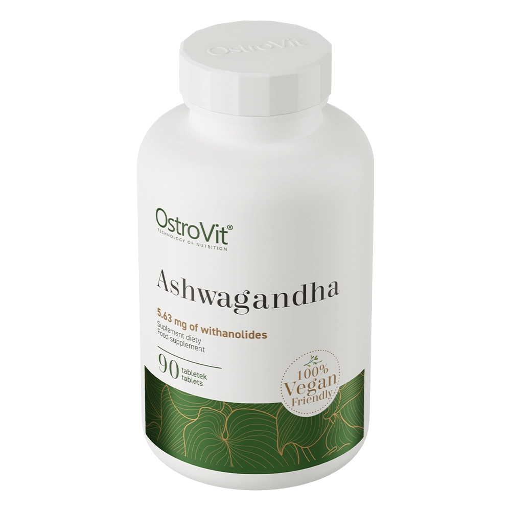 Ashwagandha | Vegan | 90 Tabletten | 375 mg | OstroVit