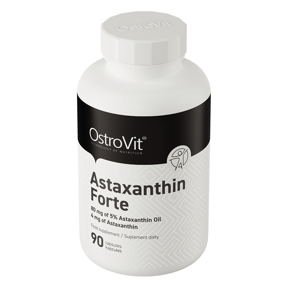 Astaxanthin FORTE – 90 softgels, 4 mg astaxanthine | OstroVit