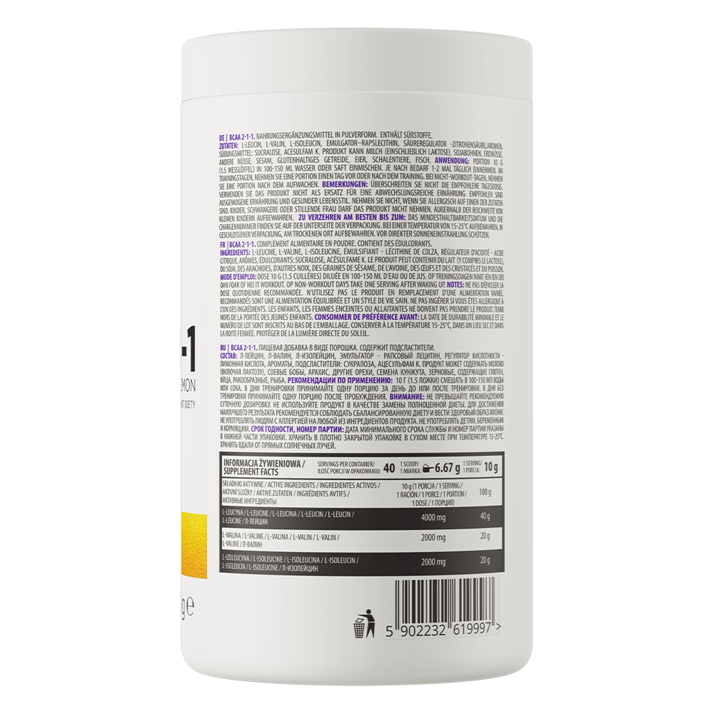 BCAA 2-1-1 | 400 g | Citroen | OstroVit