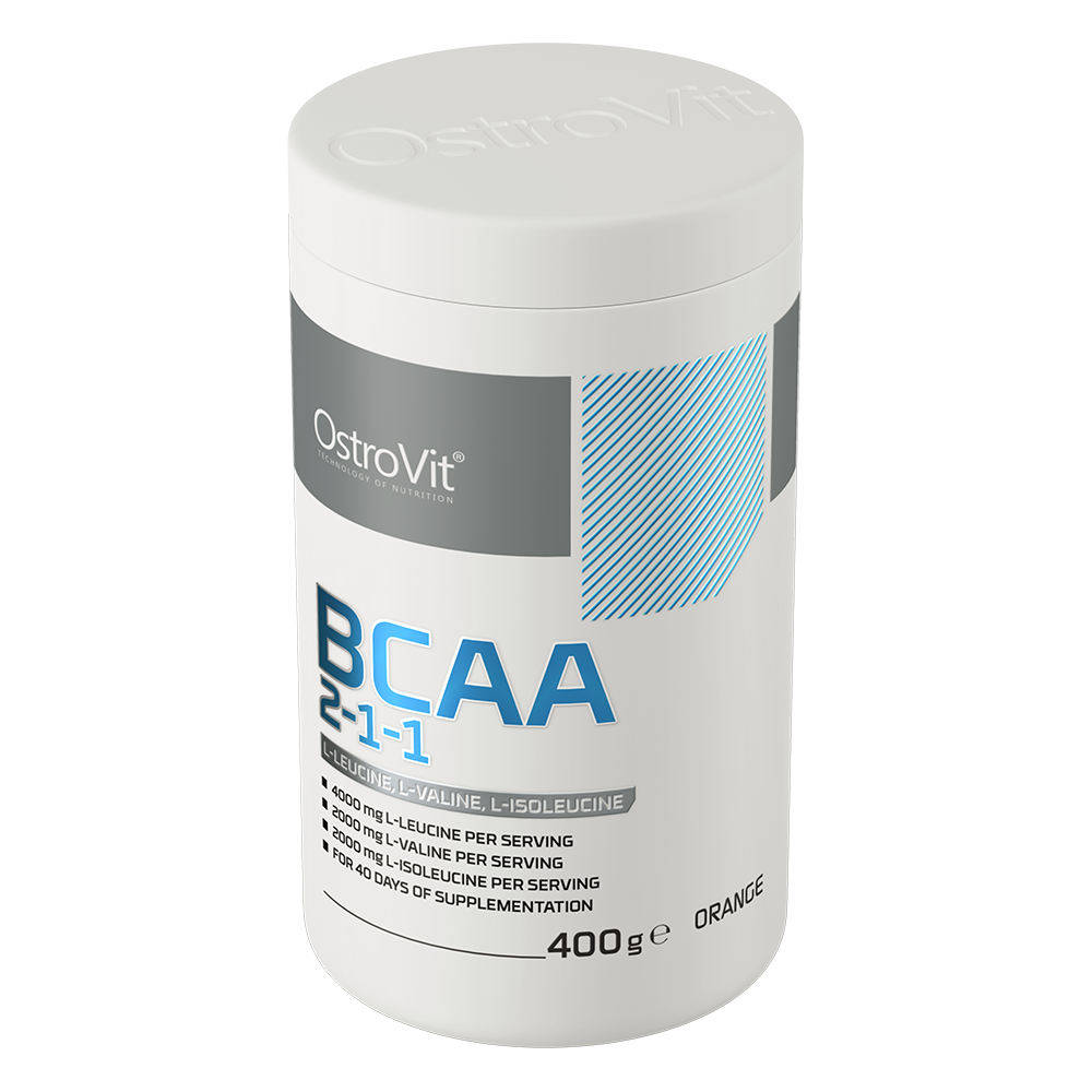 BCAA 2-1-1 | 400 g | Sinaasappel | OstroVit