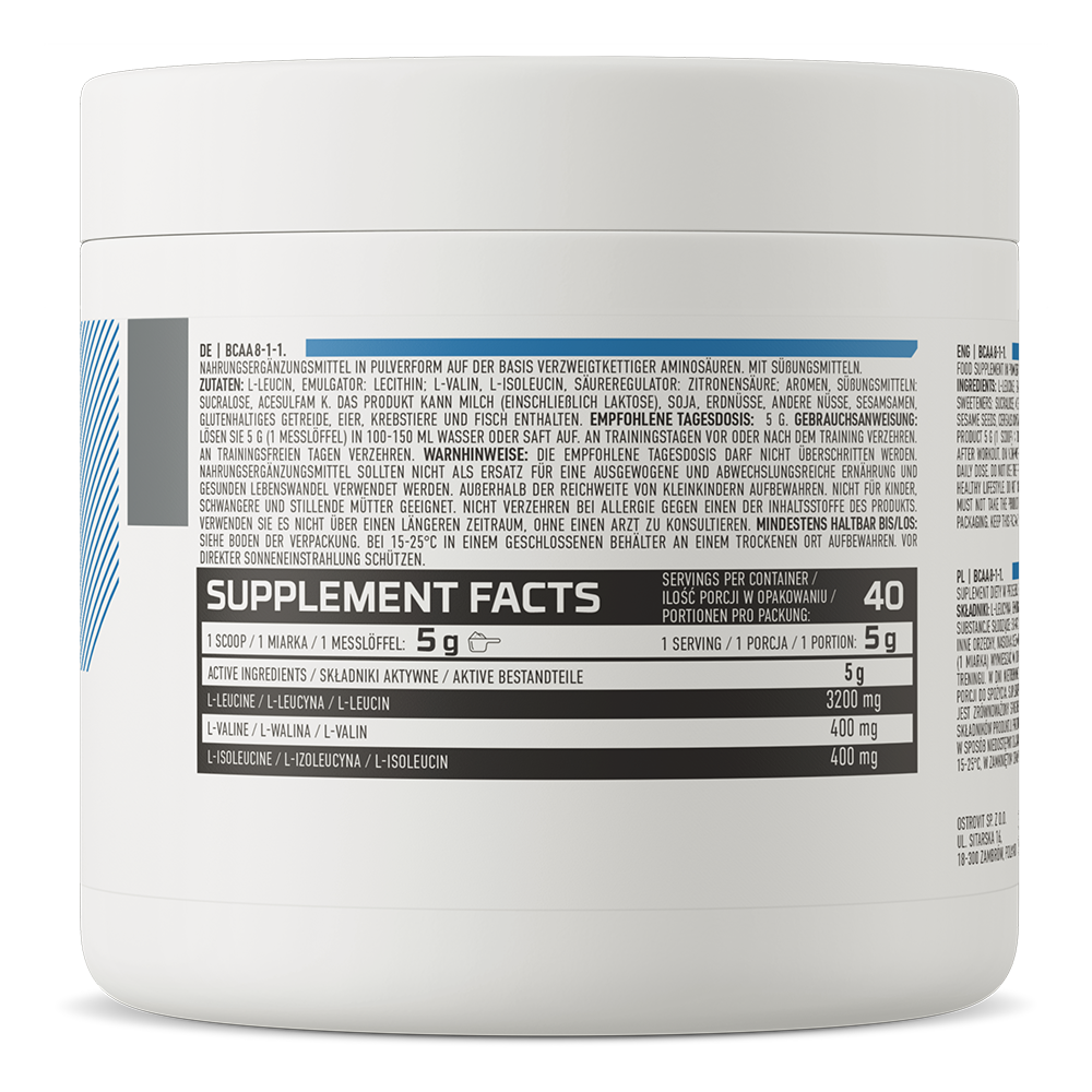 BCAA 8-1-1 | 200 g | Citroen | OstroVit