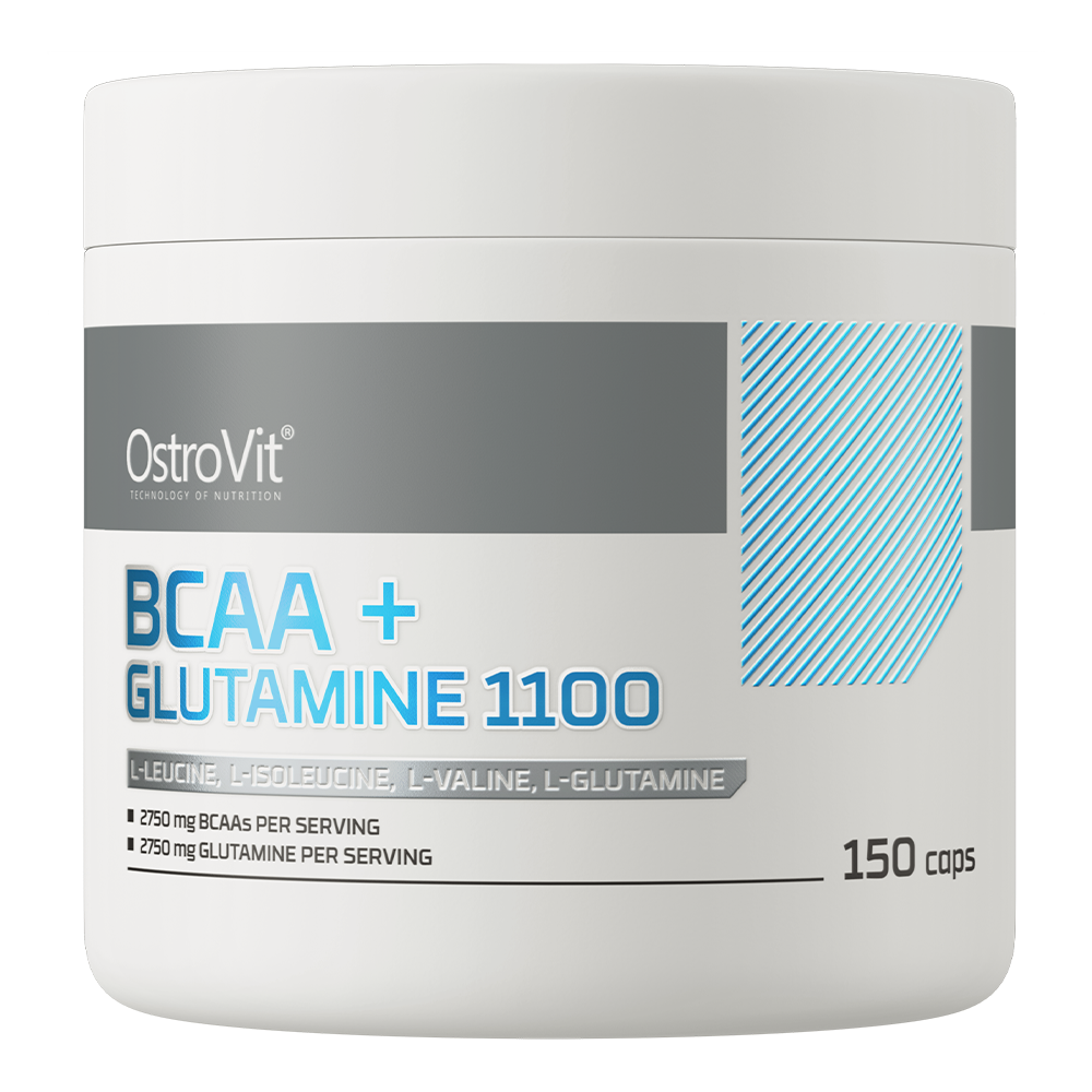 BCAA + Glutamine | 1100 mg | 150 Capsules | OstroVit
