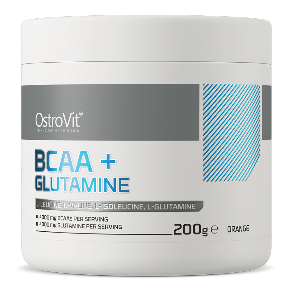BCAA + Glutamine | 200 g | Sinaasappel | OstroVit