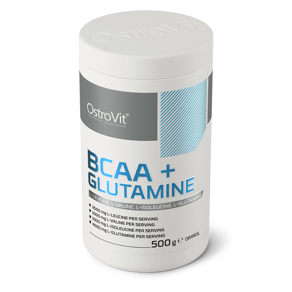 BCAA + Glutamine | 500 g | Sinaasappel | OstroVit