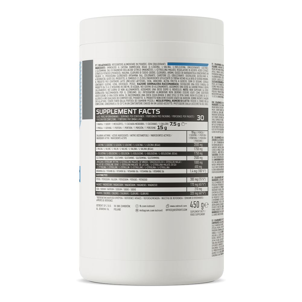 BCAAdvanced | 450 g | Sappige Watermeloen | OstroVit