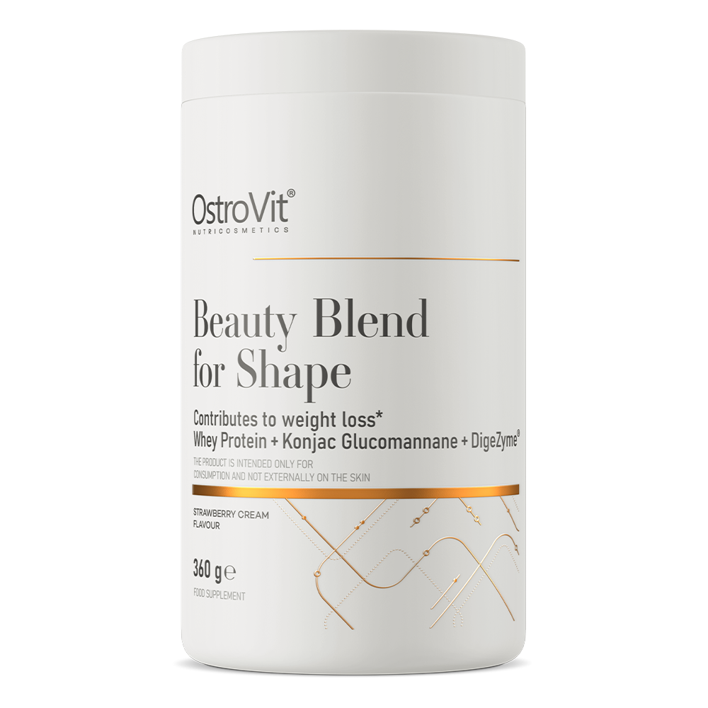 Beauty Blend | Voor Shape | 360 g | Romige Aardbei | OstroVit