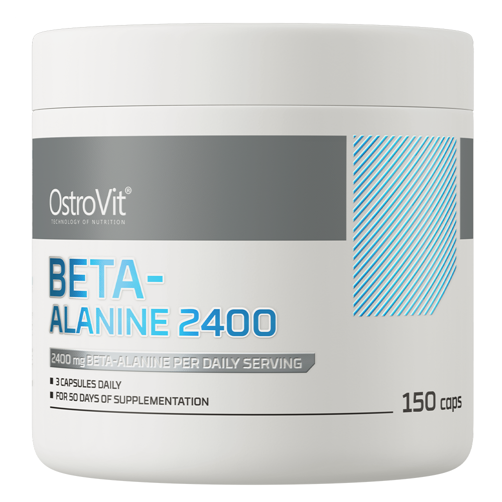 Beta‑Alanine 2400 mg – 150 vegan capsules, 800 mg per capsule | OstroVit