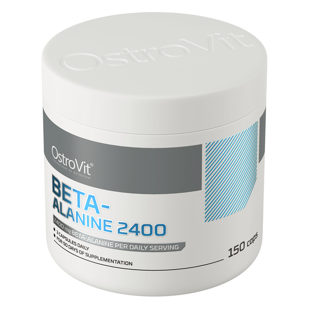 Beta‑Alanine 2400 mg – 150 vegan capsules, 800 mg per capsule | OstroVit