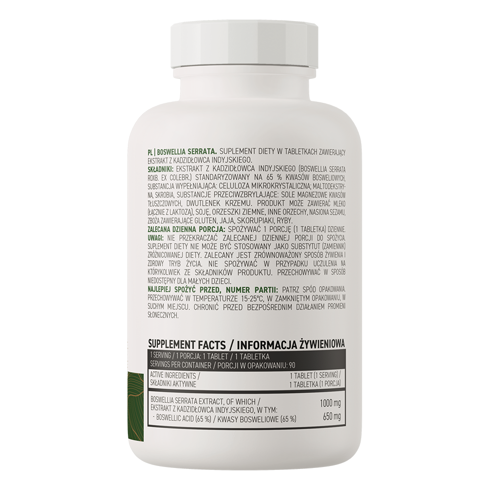 Boswellia Serrata | Wierook | VEGE 90 Tabletten | OstroVit