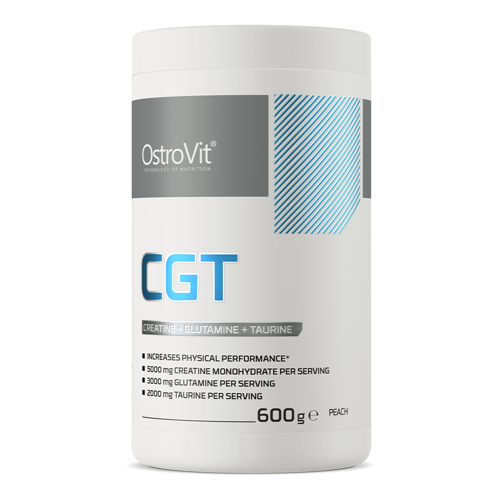 CGT | Creatine Monohydraat | Glutamine | Taurine | 600 g | Perzik 🍑 | OstroVit