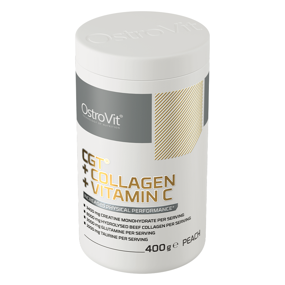 CGT + Collageen + Vitamine C | 400 g | Perzik | OstroVit