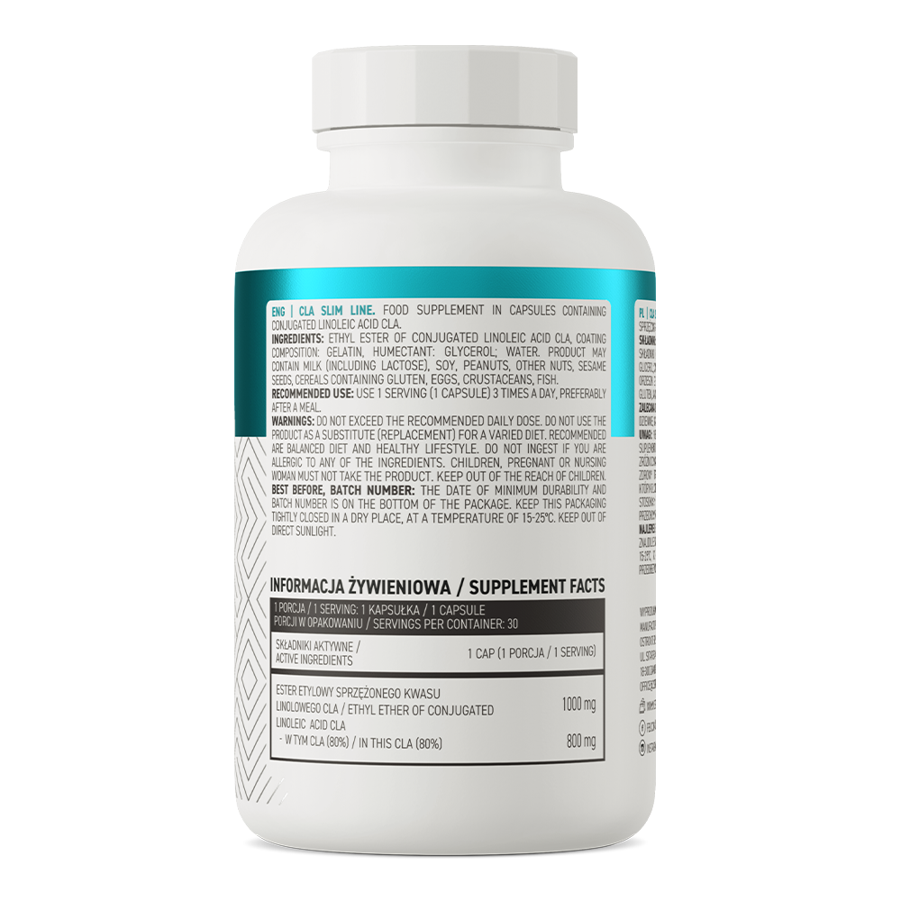 CLA | 1000 mg | 30 Capsules | Slim Line | OstroVit