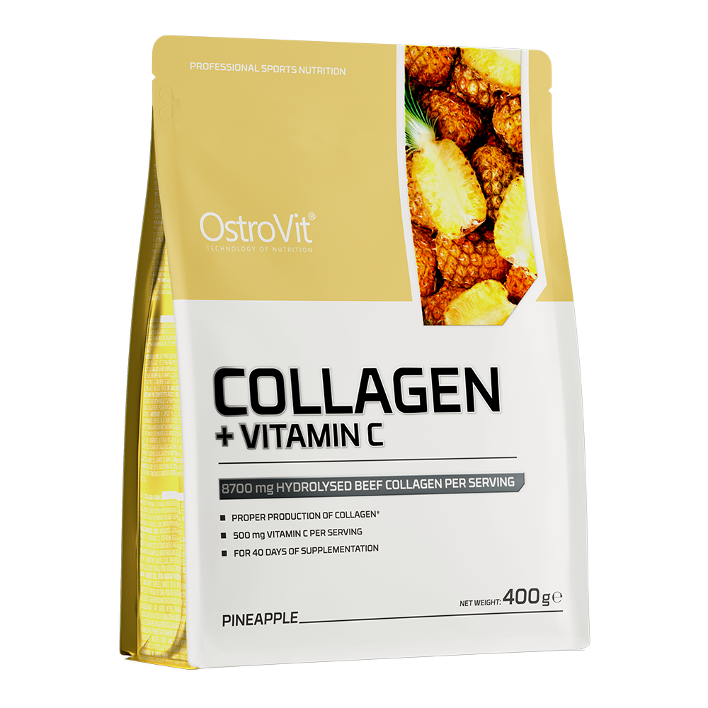 Collageen | Vitamine C | 400 g | 40 Servings | Ananas | OstroVit