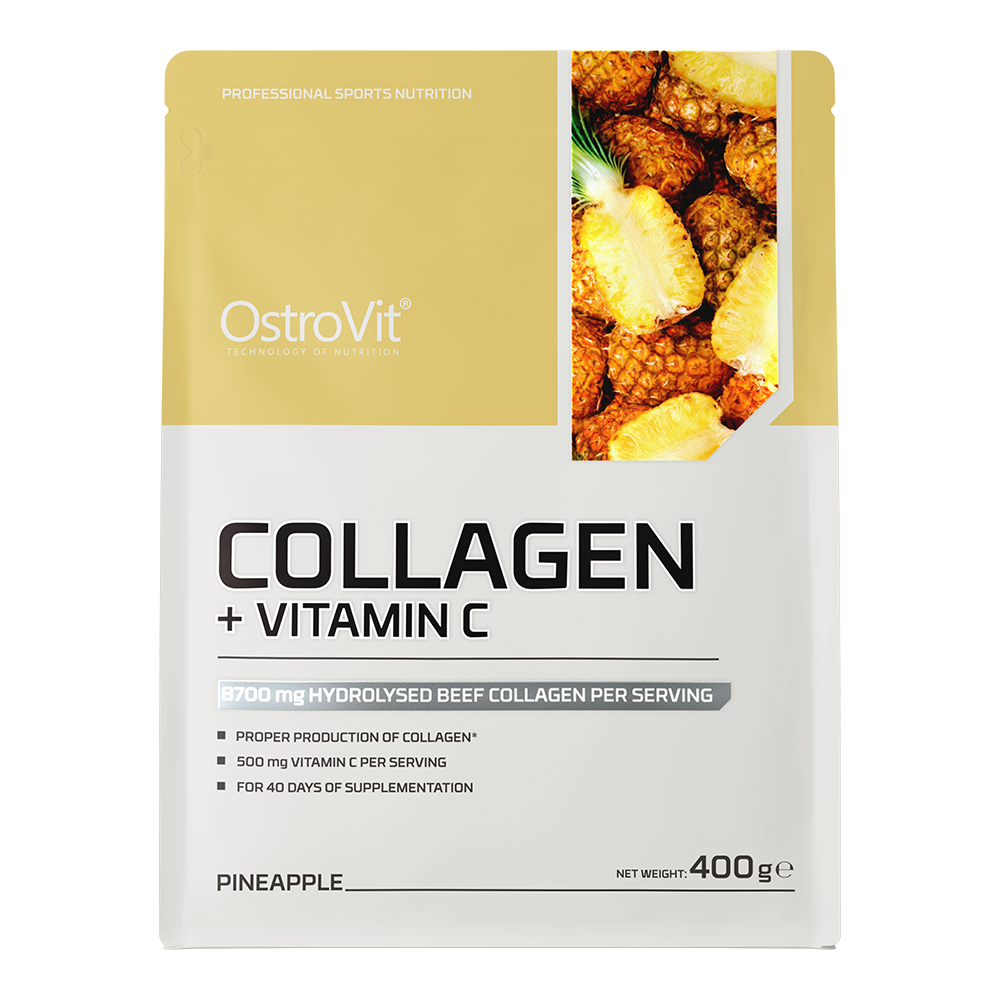 Collageen | Vitamine C | 400 g | 40 Servings | Ananas | OstroVit