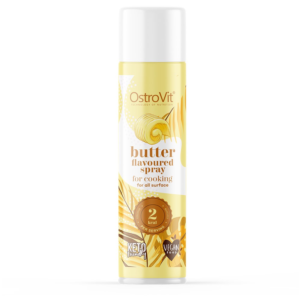 Kookspray | Botersmaak | Vegan | KETO | 250 ml | OstroVit