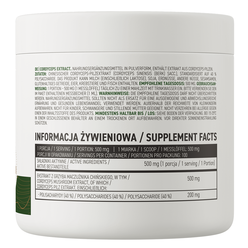 Cordyceps Sinensis | Ekstrakt | 50 g | OstroVit