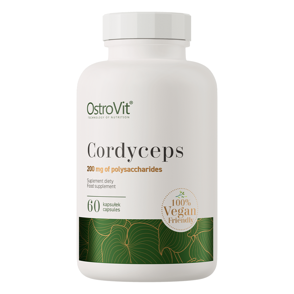 Cordyceps | 60 VEGE Capsules | 40% Polysacchariden | 500 mg | OstroVit