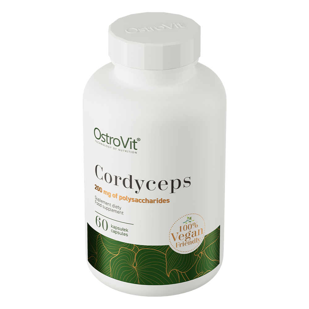 Cordyceps | 60 VEGE Capsules | 40% Polysacchariden | 500 mg | OstroVit