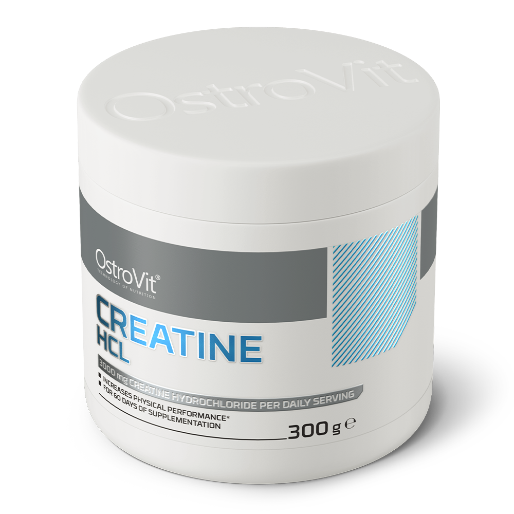 Creatine HCL | Poeder | 300 g | Zwarte Bes met Kers | OstroVit