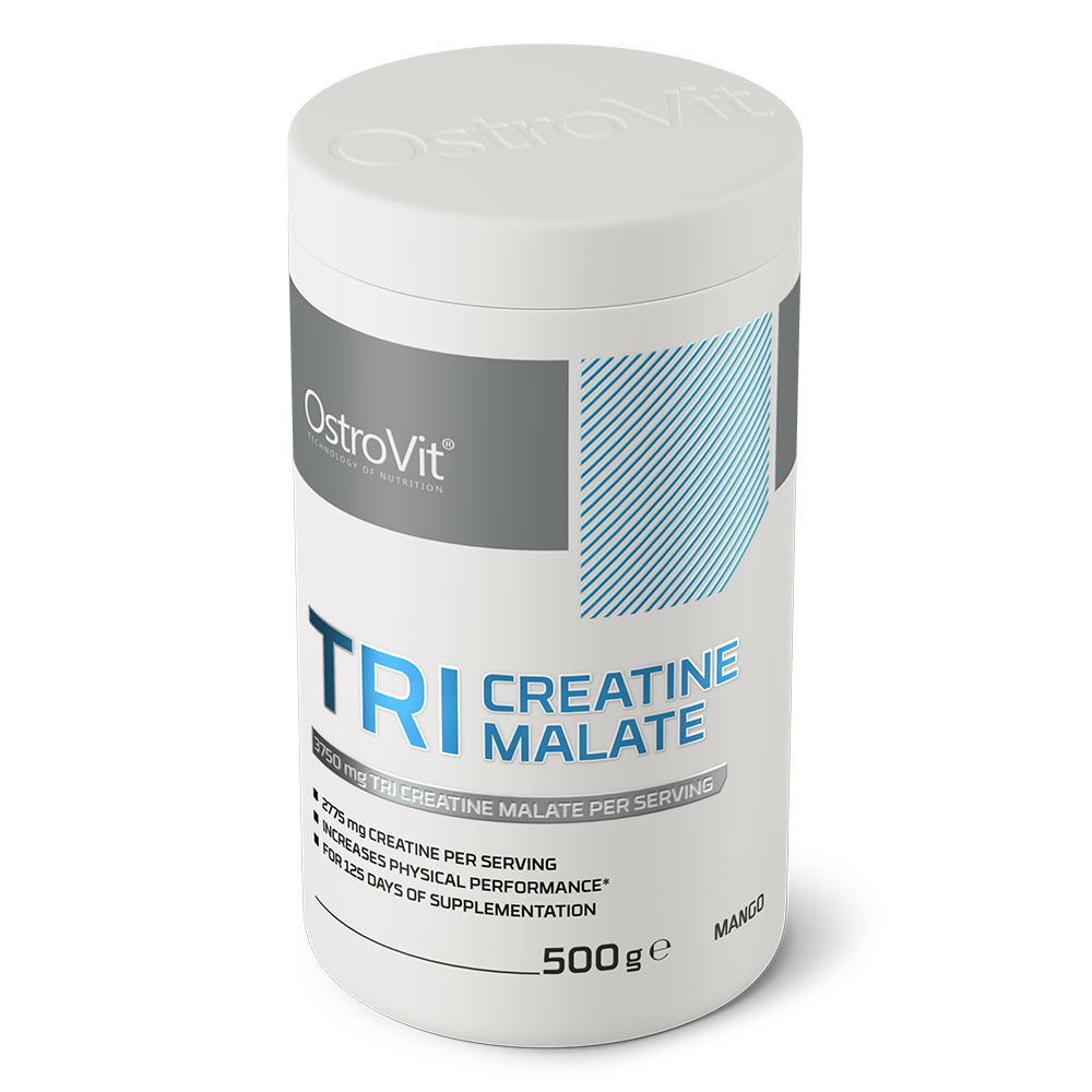 Tri-Creatine | Malaat | Poeder | 500 g | Mango 🥭 | OstroVit