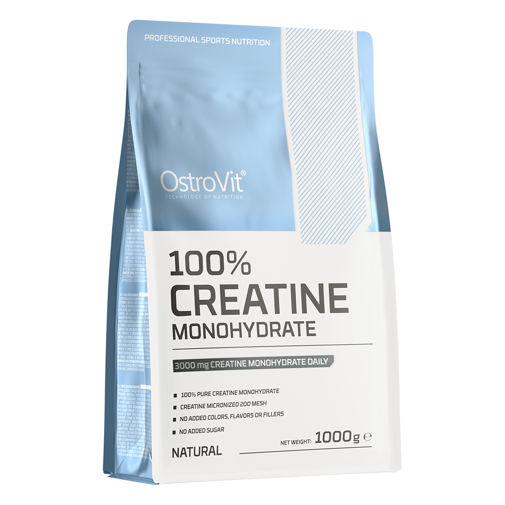 Creatine Monohydrate – 1000 g (naturel), 333 doseringen | OstroVit