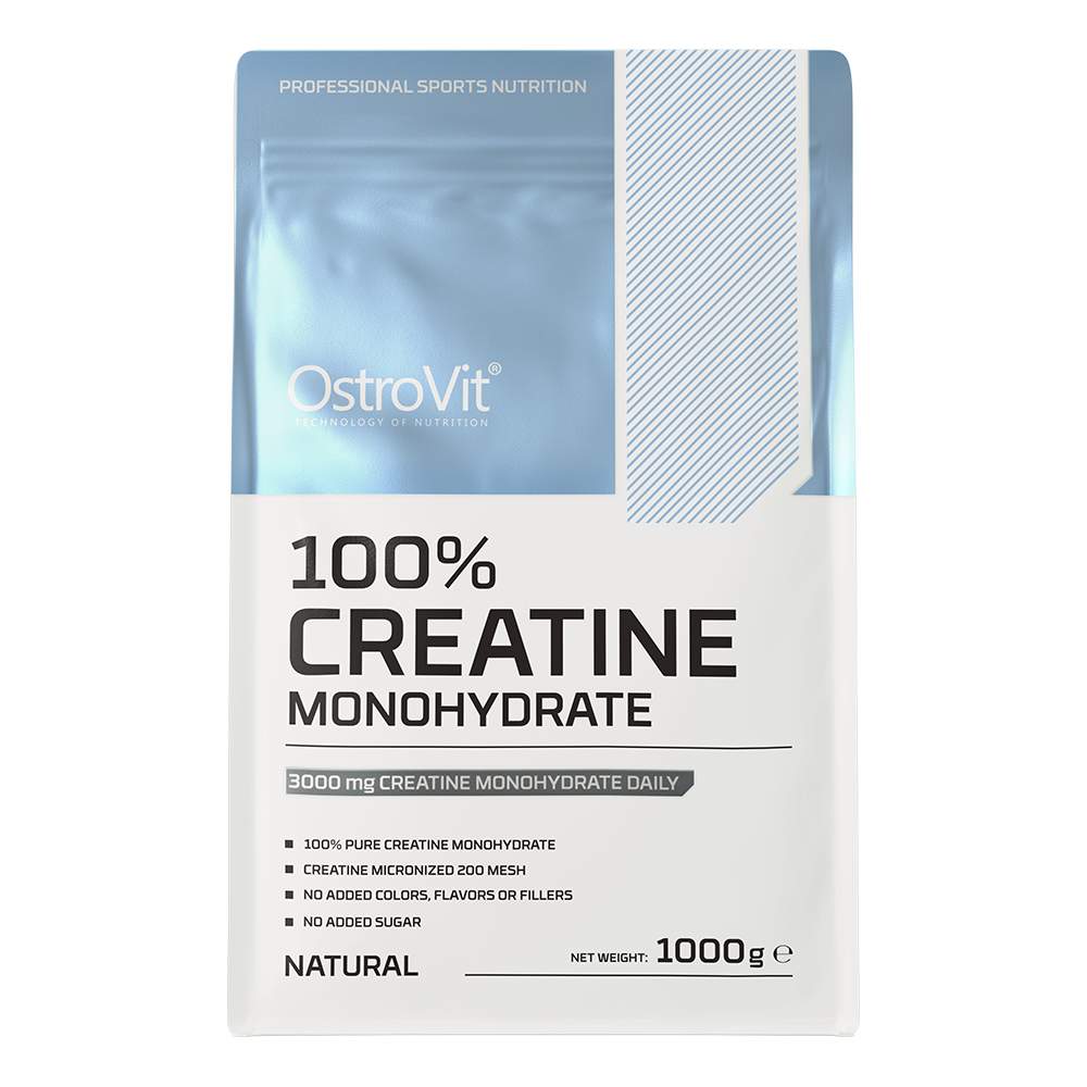 Creatine Monohydrate – 1000 g (naturel), 333 doseringen | OstroVit