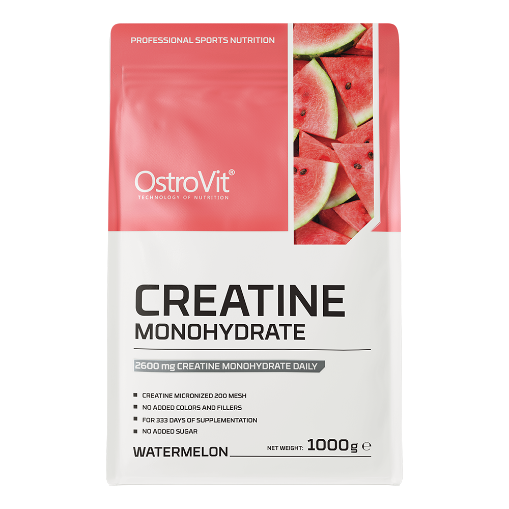Creatine Monohydraat | 1000 g | Watermeloen 🍉 | OstroVit