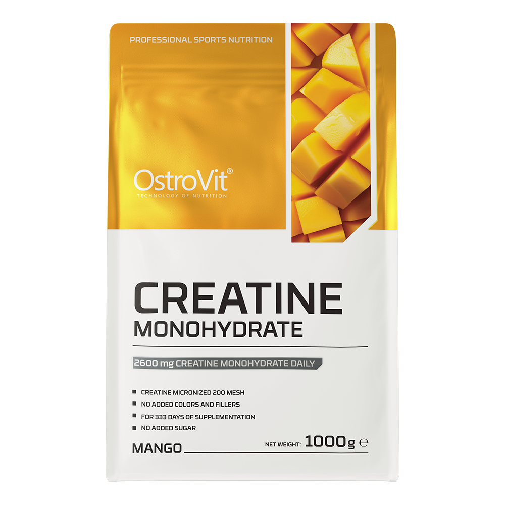 Creatine Monohydrate – Mango, 1000 g (333 porties) | OstroVit