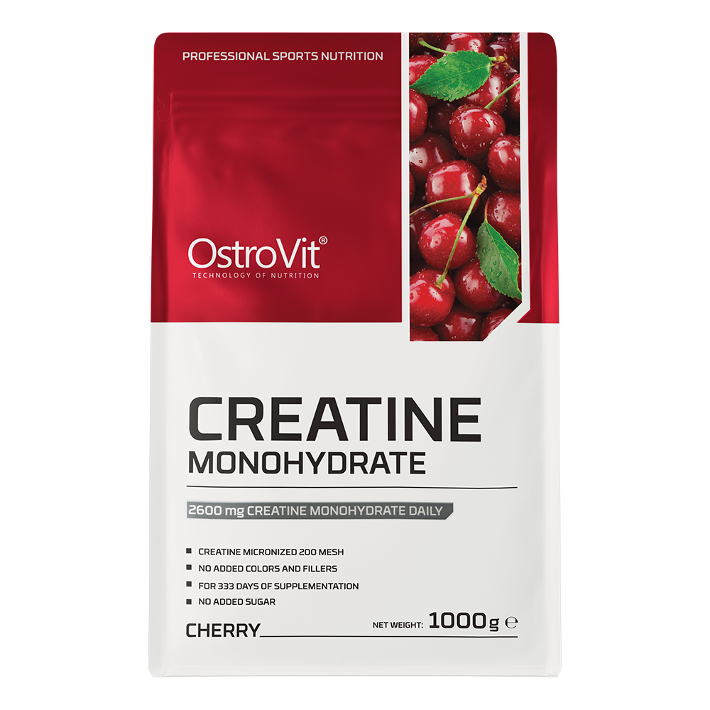 Creatine Monohydrate 1000 g – Kersensmaak, 333 porties | OstroVit