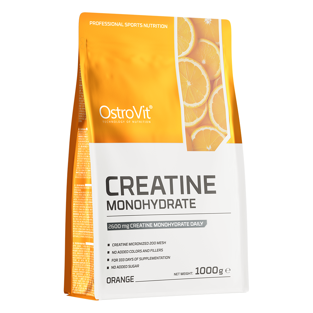 Creatine Monohydrate 1000 g – Sinaasappel, 333 porties | OstroVit