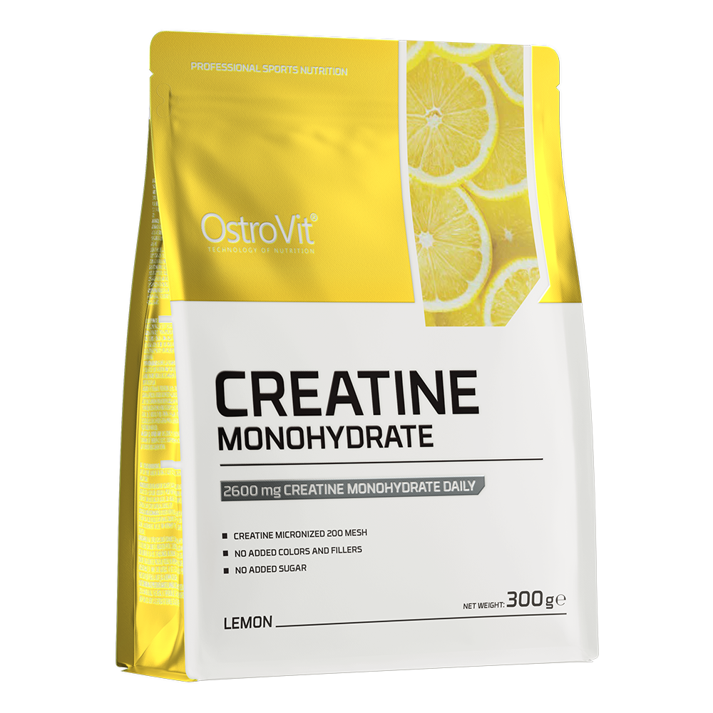 Creatine Monohydrate – 300 g Citroen, 100 porties | OstroVit