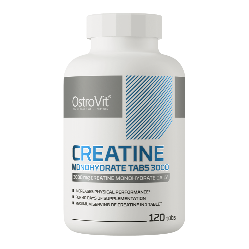 Creatine Monohydraat | 3000 mg | 120 Tabletten | OstroVit