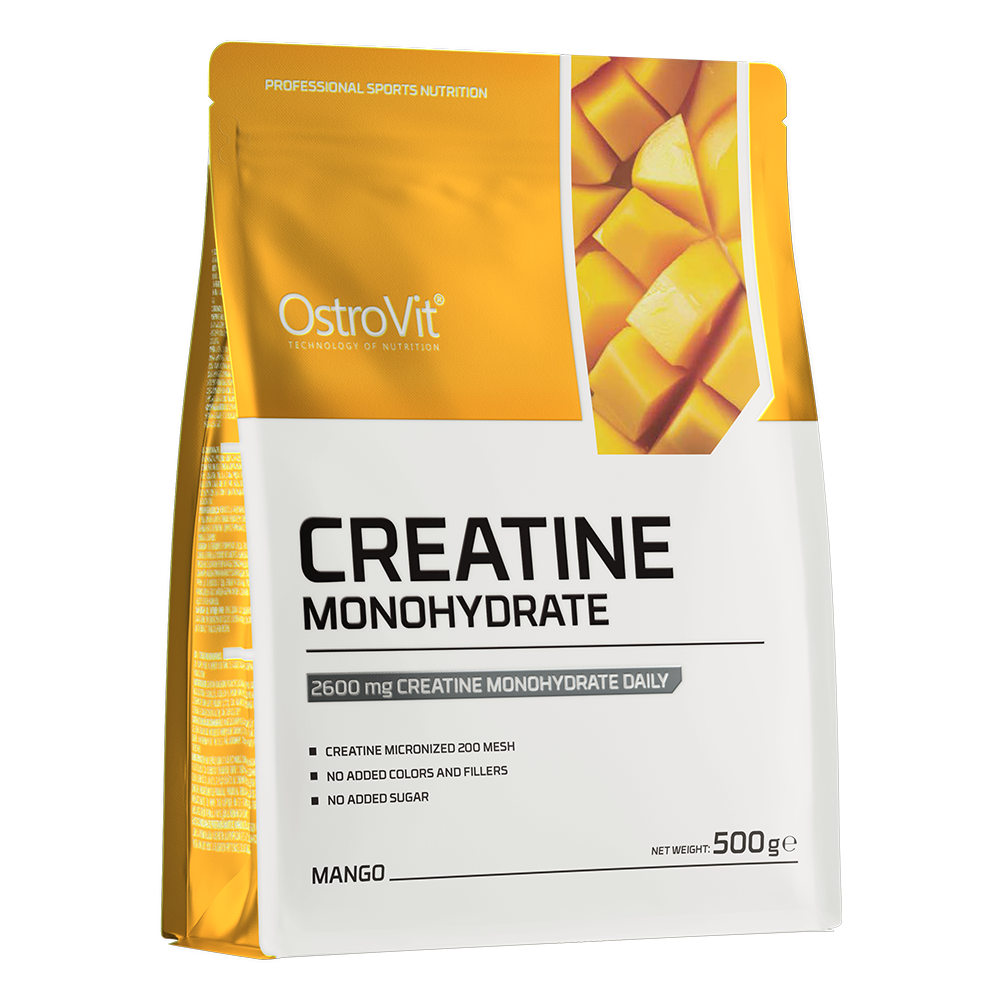 Creatine Monohydraat | Poeder | 500 g | Mango 🥭 | OstroVit