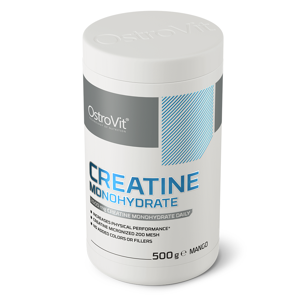 Creatine Monohydraat | Poeder | 500 g | Mango 🥭 | OstroVit