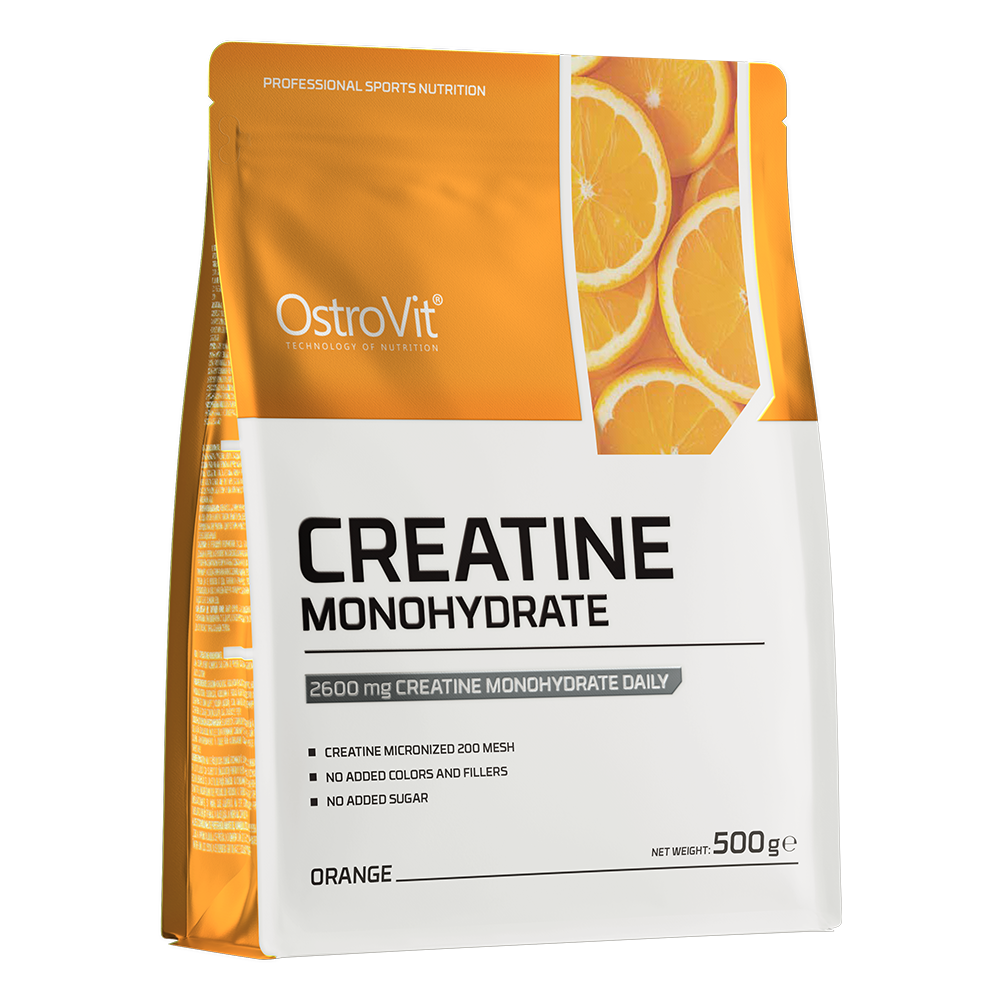 Creatine Monohydrate 500 g – Sinaasappel, 166 porties | OstroVit