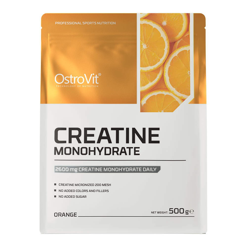 Creatine Monohydrate 500 g – Sinaasappel, 166 porties | OstroVit