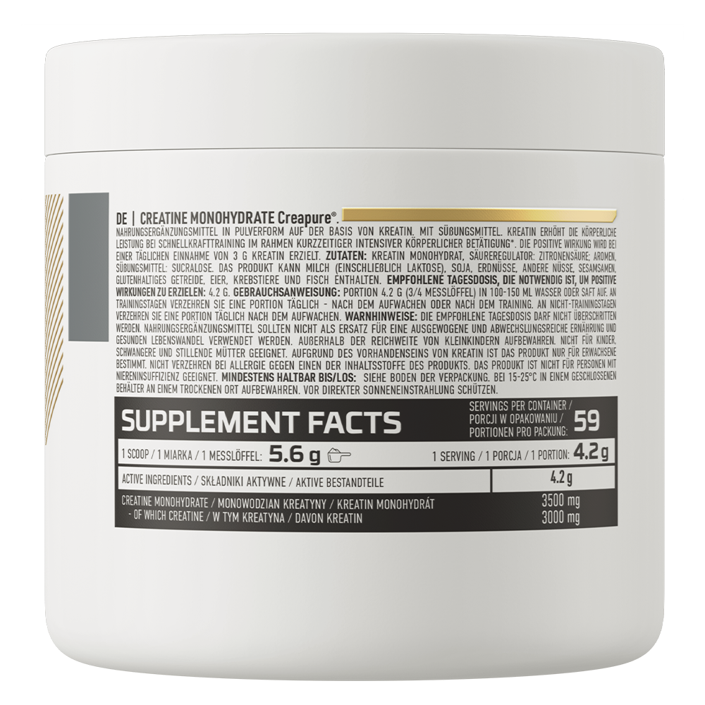 Creatine Monohydraat Creapure® | 250 g | Appel-munt | OstroVit