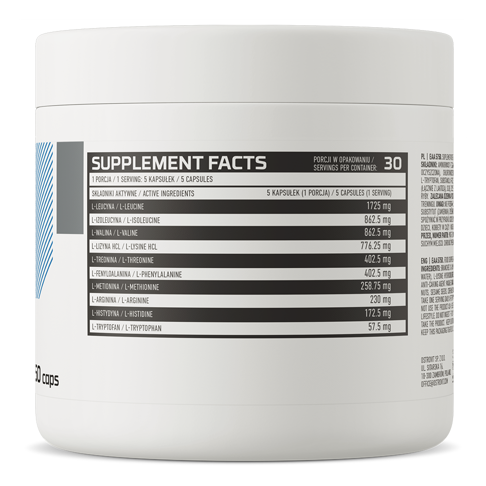EAA | 5750 mg | 150 Capsules | OstroVit
