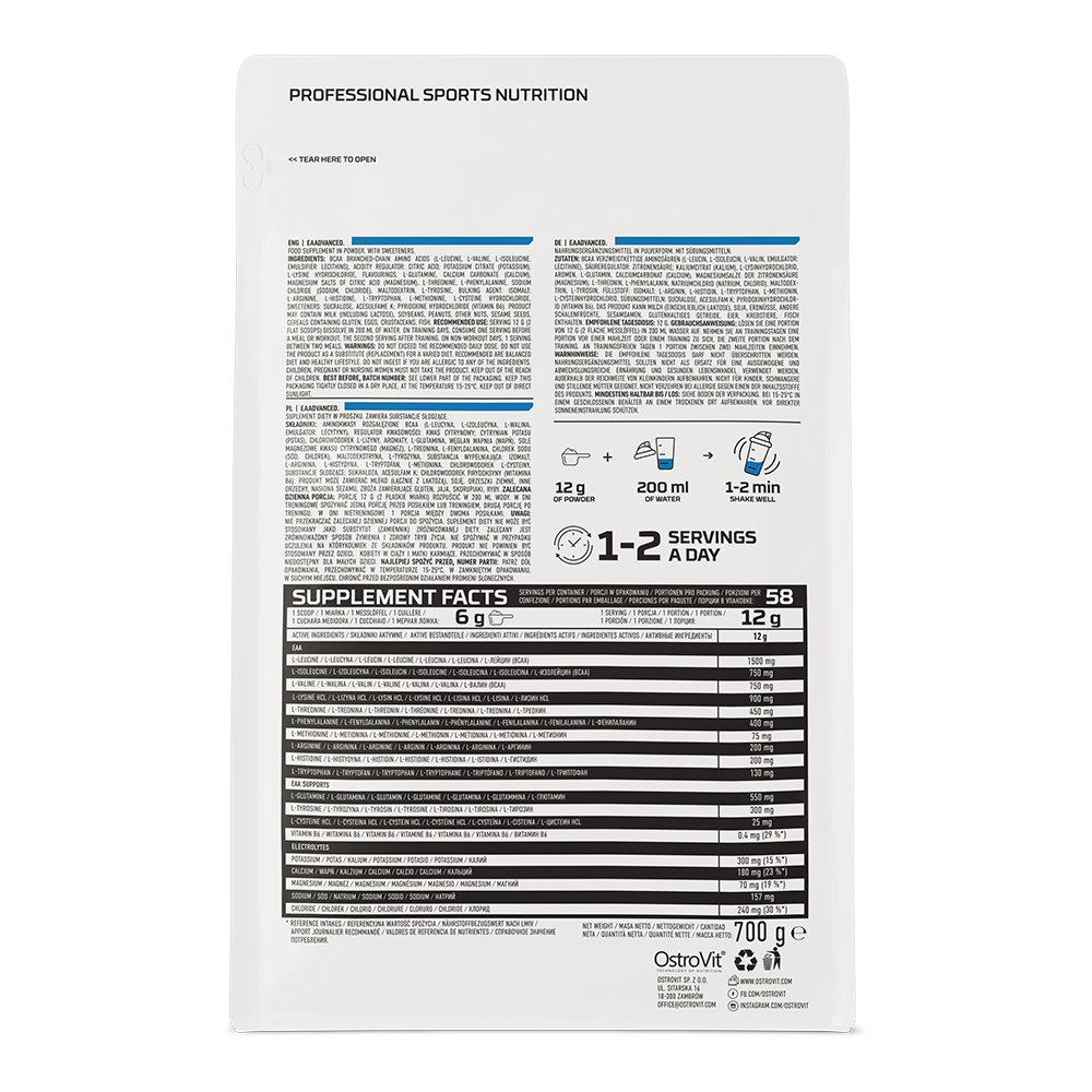 EAavanceret | 700 g | Kiwi | OstroVit